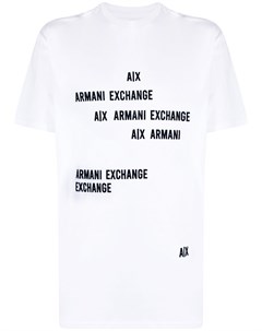 Футболка с логотипом Armani exchange