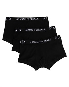 Комплект трусов боксеров с логотипом Armani exchange