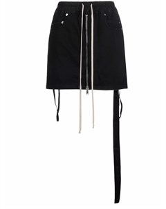 Мини юбка с кулиской Rick owens