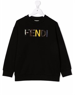 Толстовка с логотипом Fendi kids