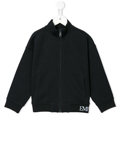 Толстовка на молнии с логотипом Emporio armani kids