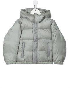 Пуховик с капюшоном Emporio armani kids