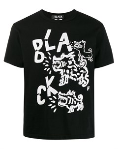 Футболка с графичным принтом Black comme des garçons