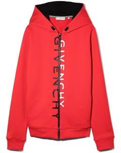 Худи на молнии с логотипом Givenchy kids