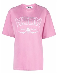 Футболка с логотипом Msgm