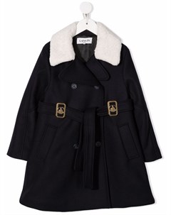 Пальто с поясом Lanvin enfant