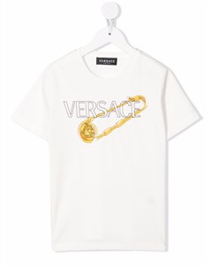 Футболка с логотипом Versace kids