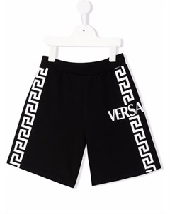 Шорты с узором Greca Versace kids