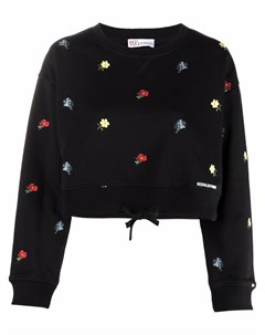 Толстовка с цветочной вышивкой Red valentino