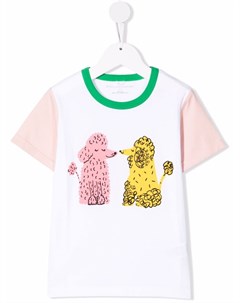 Футболка с принтом Doodle Poodles Stella mccartney kids