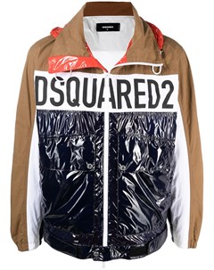 Ветровка в стиле колор блок с логотипом Dsquared2