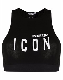 Бюстгальтер с принтом Icon Dsquared2