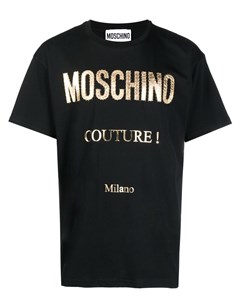 Футболка с логотипом Moschino