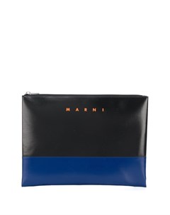 Клатч в двух тонах Marni