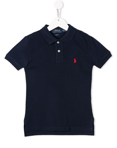 Рубашка поло с вышитым логотипом Ralph lauren kids