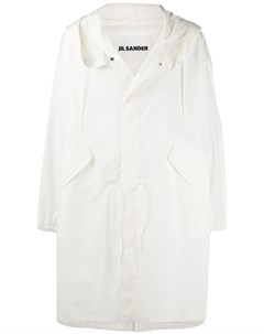 Пальто с логотипом Jil sander