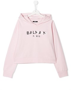 Худи с логотипом Balmain kids