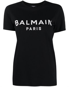 Футболка с логотипом Balmain