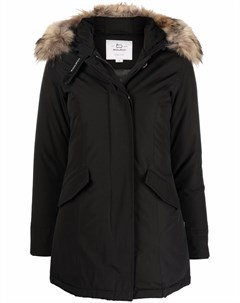 Парка с капюшоном и мехом Woolrich