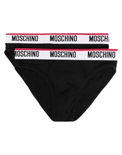 Трусы брифы с логотипом Moschino