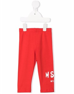 Легинсы с логотипом Msgm kids