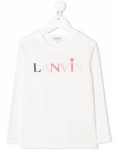 Футболка с логотипом Lanvin enfant