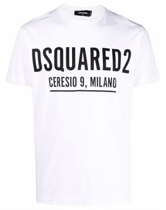 Футболка с короткими рукавами и логотипом Dsquared2