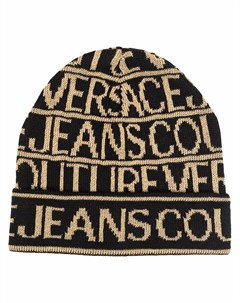 Шапка бини с логотипом Versace jeans couture