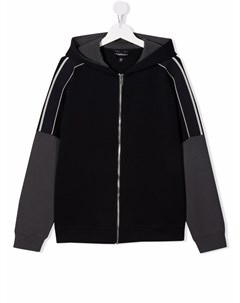 Куртка с тисненым логотипом Emporio armani kids