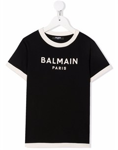 Футболка с логотипом Balmain kids