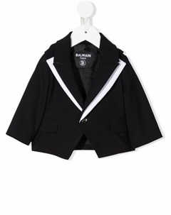 Однобортный блейзер Balmain kids