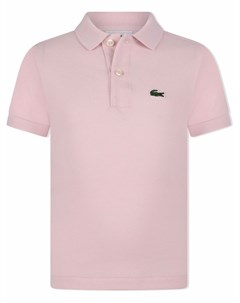 Рубашка поло с вышитым логотипом Lacoste kids