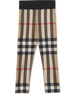 Легинсы в клетку Vintage Check Burberry kids