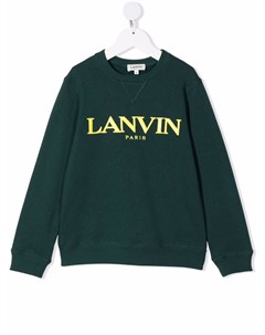 Толстовка с вышитым логотипом Lanvin enfant