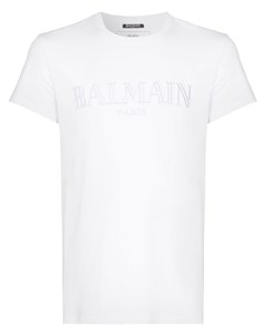 Футболка с логотипом Balmain