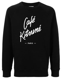 Толстовка с круглым вырезом и логотипом Maison kitsune