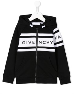 Худи на молнии с логотипом Givenchy kids