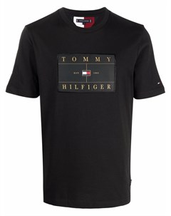 Футболка с нашивкой логотипом Tommy hilfiger