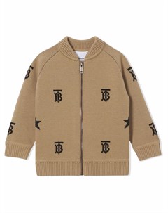 Кардиган с монограммой Burberry kids