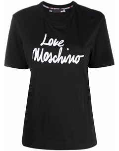 Футболка с логотипом Love moschino