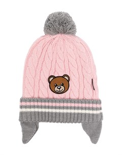 Шапка бини Teddy Bear с помпоном Moschino kids