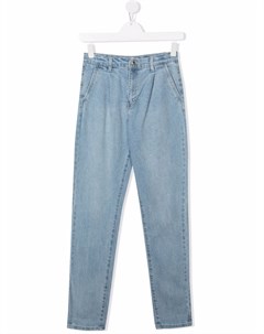 Джинсы кроя слим со складками Levi's kids