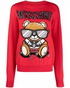 Джемпер с узором Teddy Bear Moschino