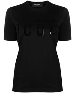 Футболка со светоотражающим логотипом Icon Dsquared2