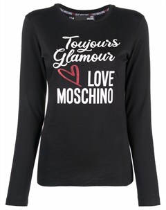 Футболка с логотипом Love moschino