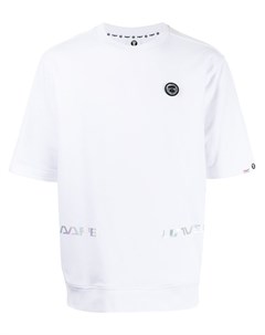 Футболка с нашивкой логотипом Aape by *a bathing ape®