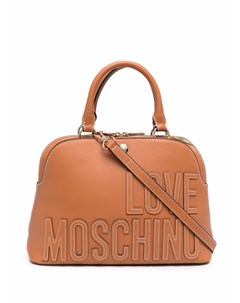 Сумка через плечо с тисненым логотипом Love moschino