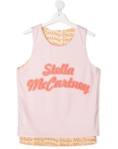 Топ без рукавов с логотипом Stella mccartney kids