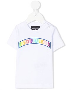 Футболка с короткими рукавами и логотипом Dsquared2 kids