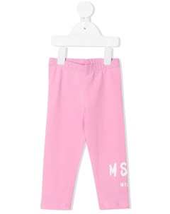 Легинсы с логотипом Msgm kids